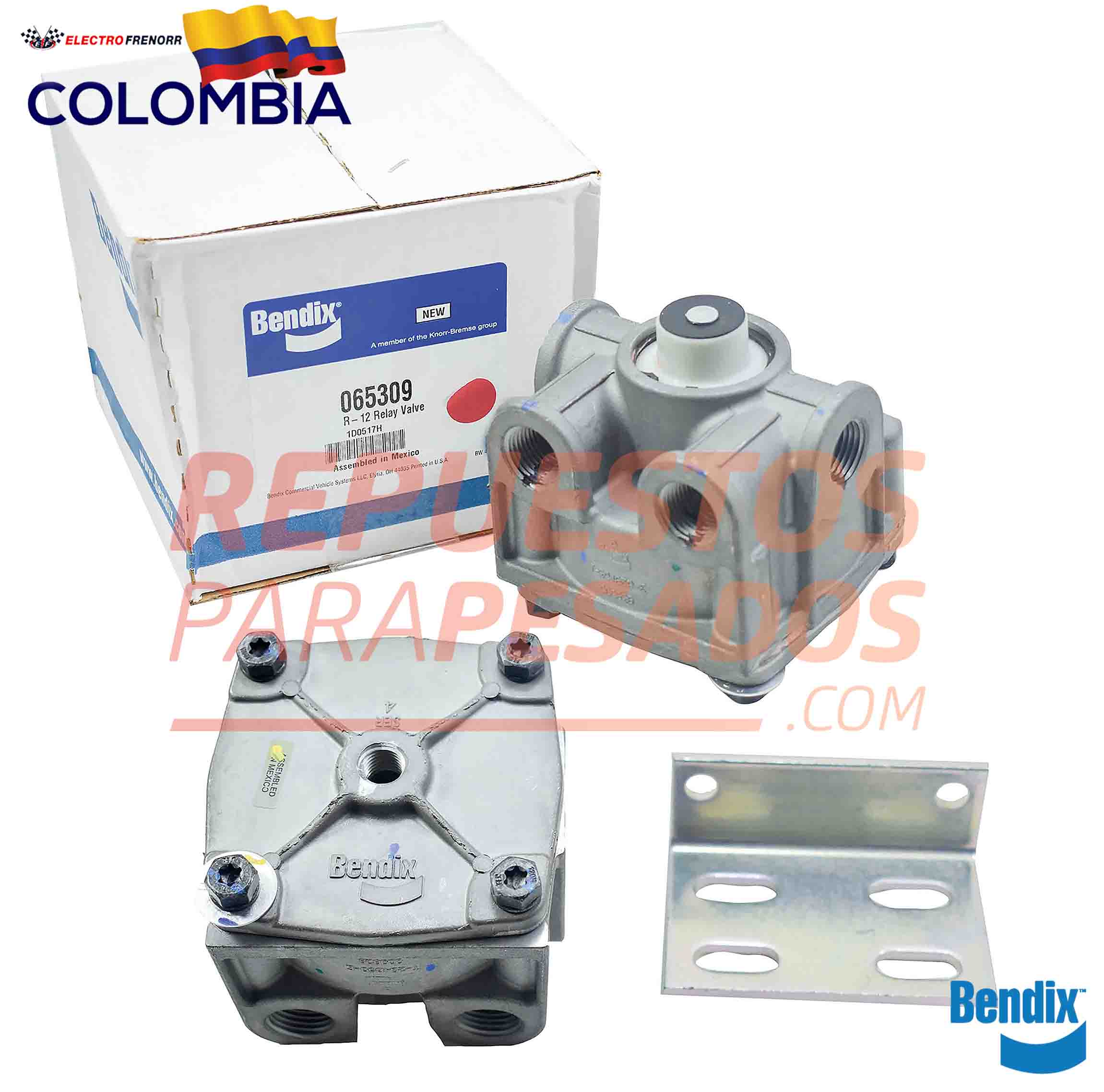 valvula relay r12 horizontal bendix – Repuestos para Pesados