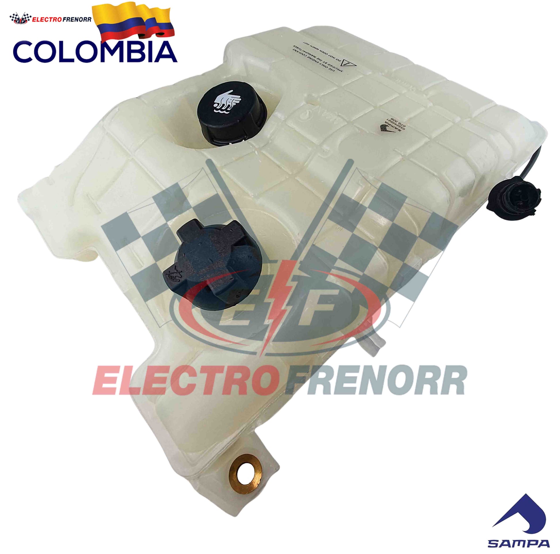 Depósito de refrigerante Sampa para camiones, repuesto de sistema de enfriamiento pesado