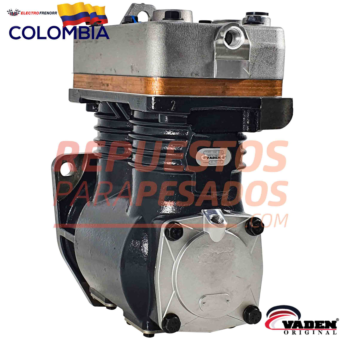 Compresor Volvo B10 marca VADEN referencia 1300 090 008