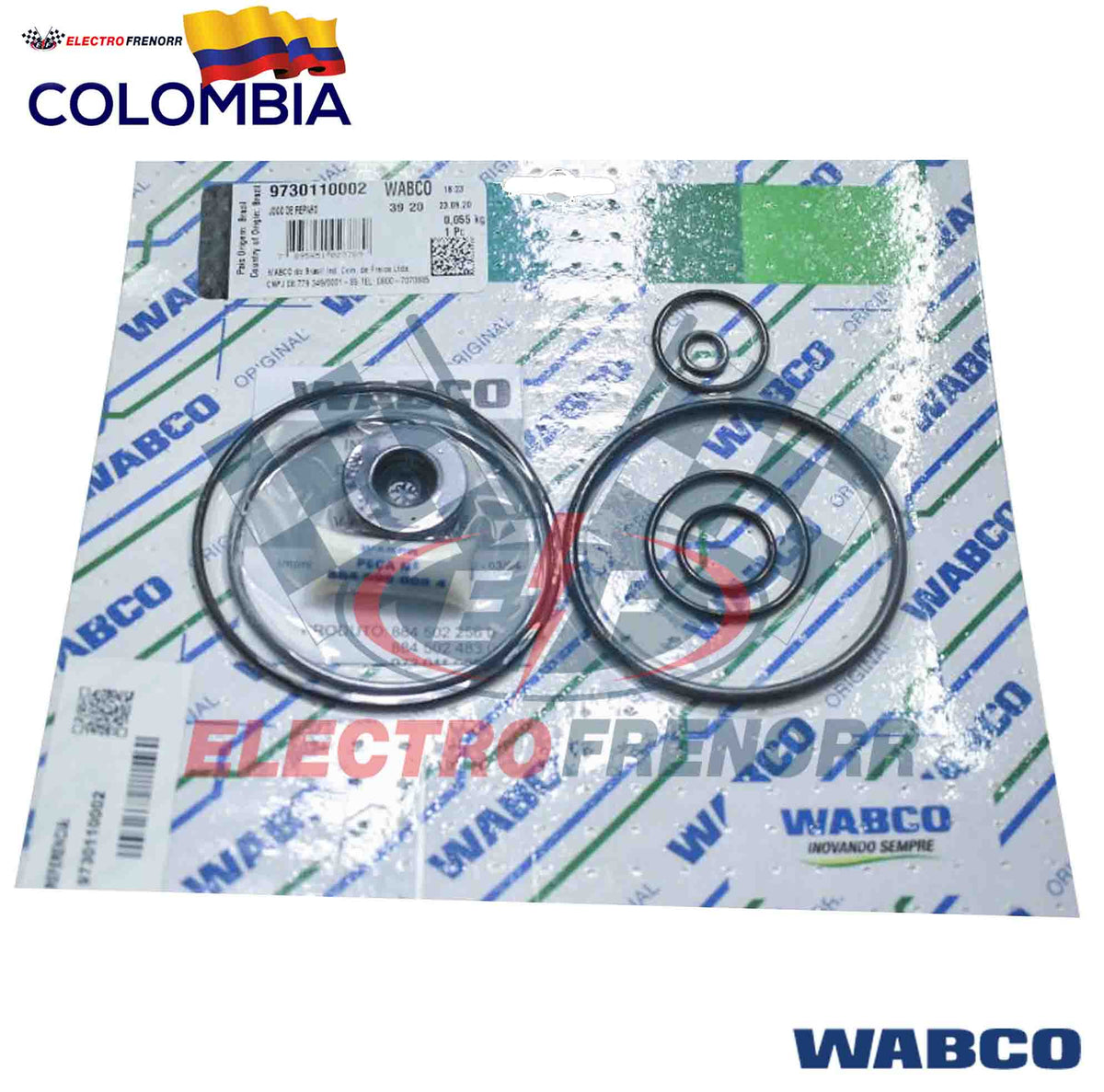 Kit Reparación Válvula Relé marca WABCO referencia 9730110002