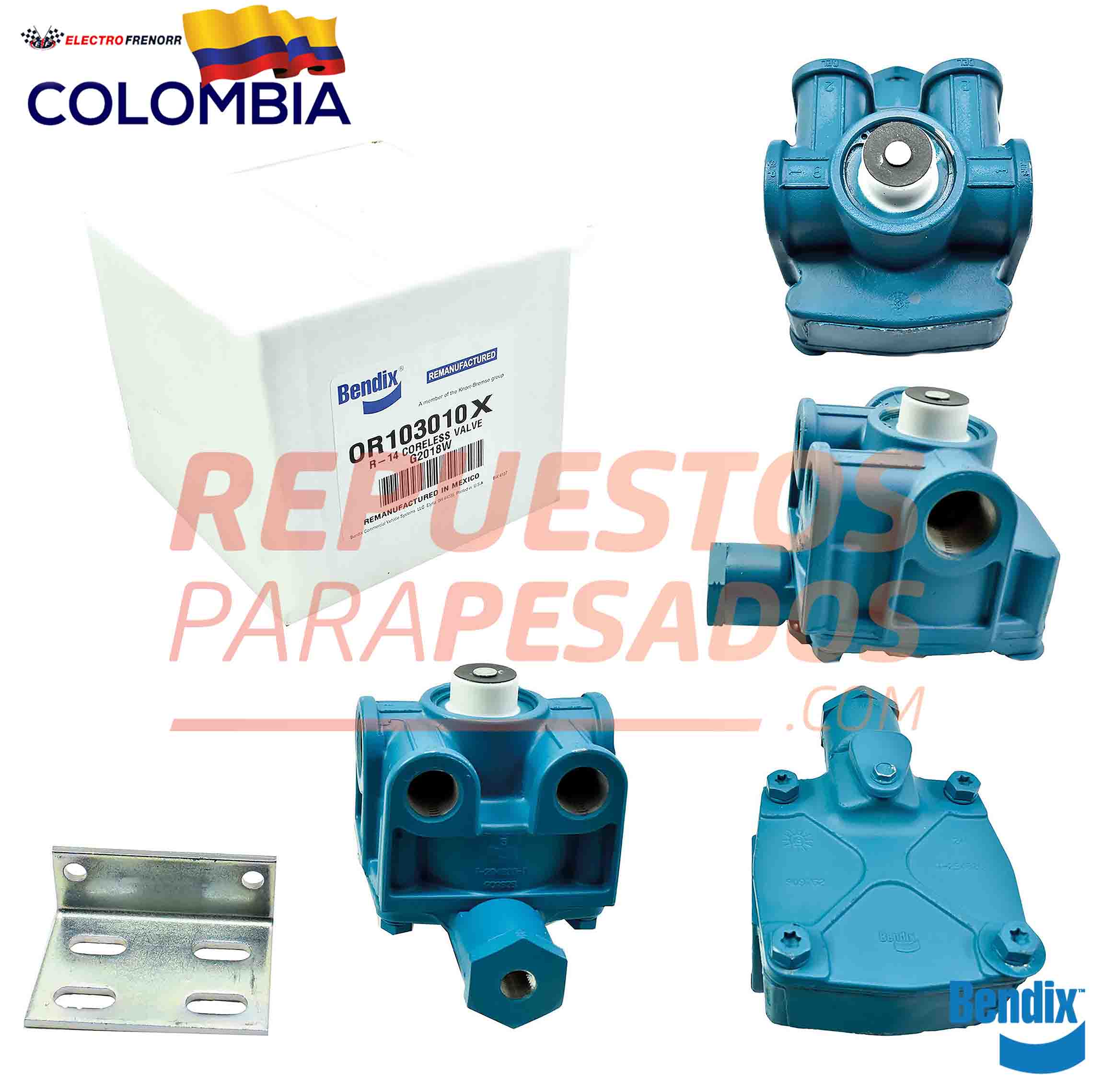 valvula relay r14 remanofacturada bendix – Repuestos para Pesados