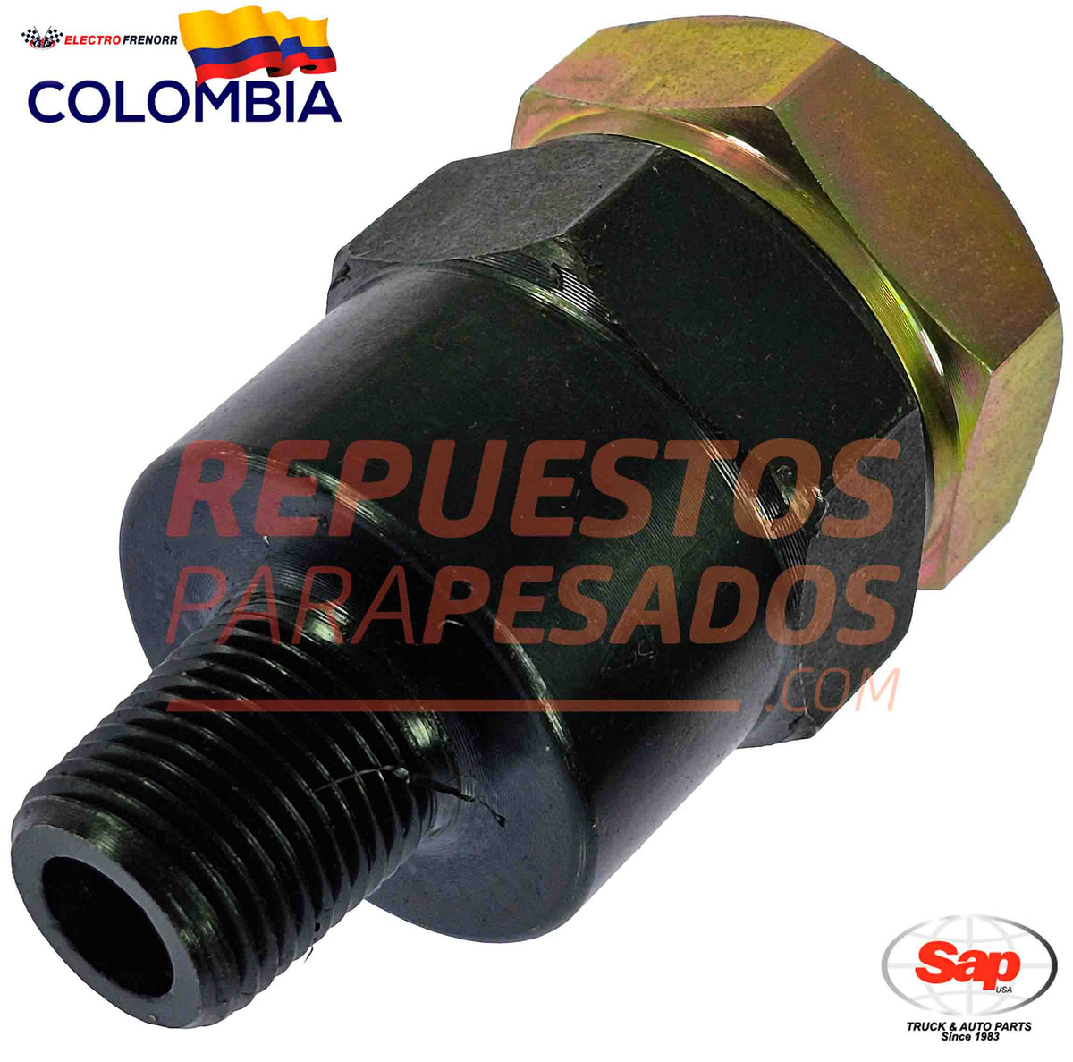 Válvula de Retención Recta 3/8 x 3/8 marca SAP referencia KN23010