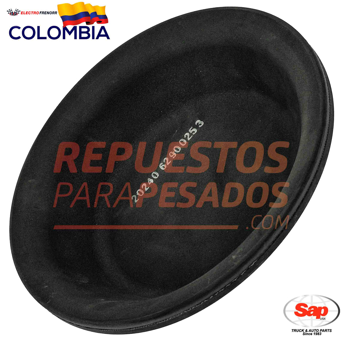 Diafragma Cámara de Freno Tipo 16 marca SAP referencia T16L